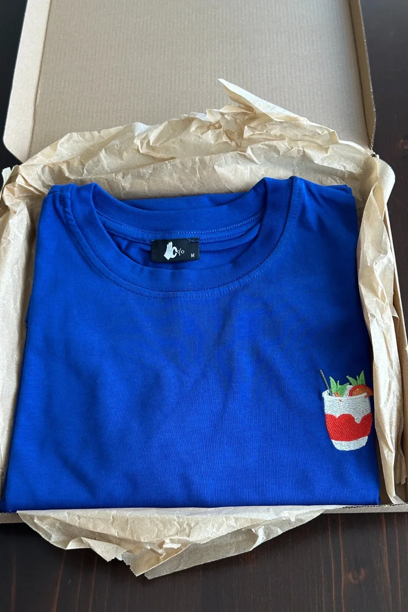 Bloody Mary - Unisex Nakışlı Basic Oversize T-shirt - Brunch'a Ne Giysem?