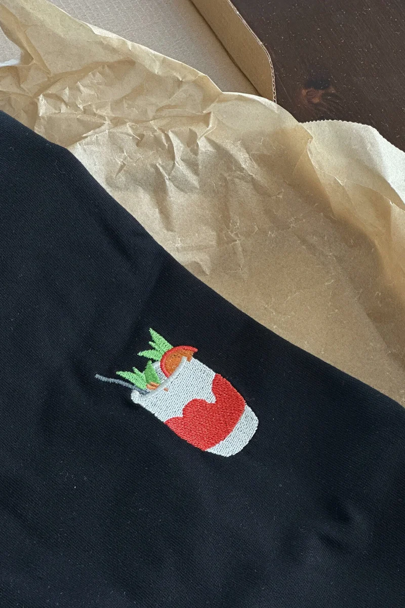 Bloody Mary - Unisex Nakışlı Basic Oversize T-shirt